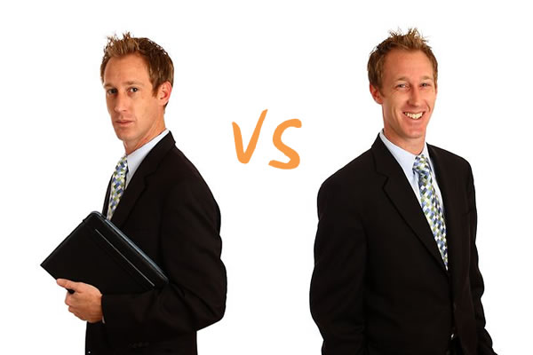 Actitud exitosa vs no exitosa